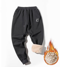 Load image into Gallery viewer, WOOL LINED SWEATPANTS - KO - BLACK
