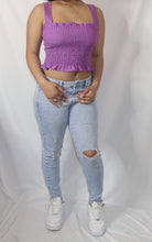 Load image into Gallery viewer, SHIRRED FLOUNCE BOHO TOP
