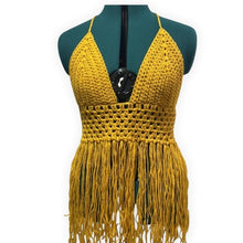 Load image into Gallery viewer, DIAMONDS FRINGE TOP - GOLD
