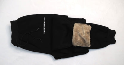 Pantalones Deportivos De Lana De Cordero De KimbertsKreations En Color Negro ML