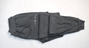 WOOL LINED SWEATPANTS - THE SCRIPT - SPACE GREY