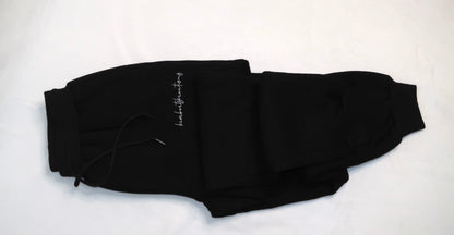 Pantalones Deportivos De Lana De Cordero En Color Negro De KimbertsKreations SL