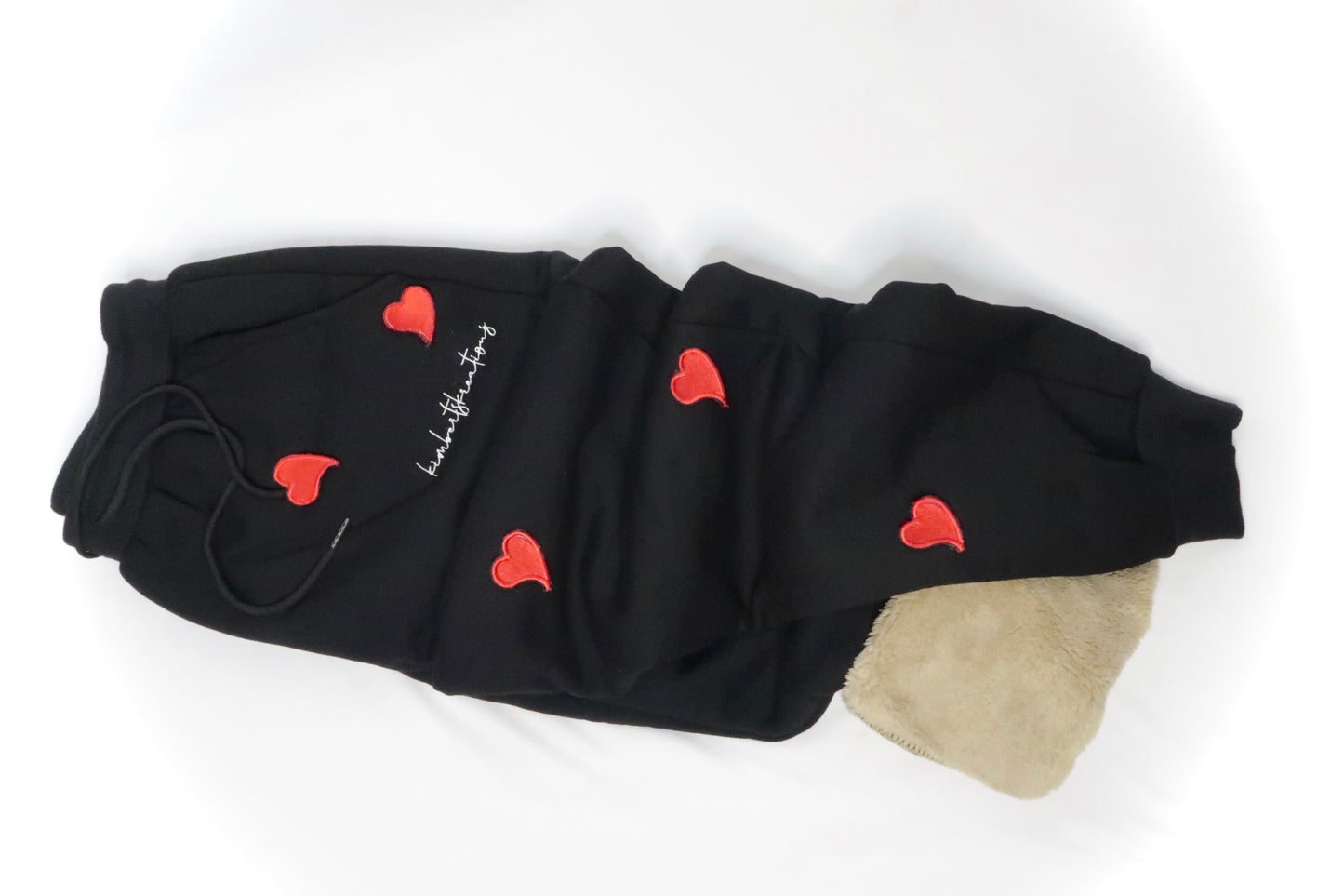 SWEATPANTS - AMOR MIO IN BLACK