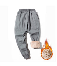 Load image into Gallery viewer, WOOL LINED SWEATPANTS - MIDNIGHT - SPACE GREY
