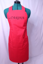 Load image into Gallery viewer, PERSONALIZED EMBROIDERED APRONS
