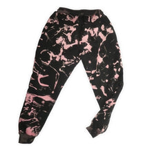 Cargar imagen en el visor de la galería, WOOL LINED TIE DYE SWEATPANTS - PINK LOVE

