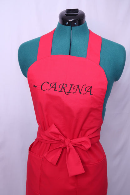 PERSONALIZED EMBROIDERED APRONS